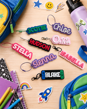 Personalized Name Keychain - Backpacks, Diaper Bags, Sports Bags