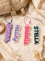 Personalized Name Keychain - Backpacks, Diaper Bags, Sports Bags