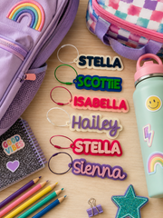 Personalized Name Keychain - Backpacks, Diaper Bags, Sports Bags